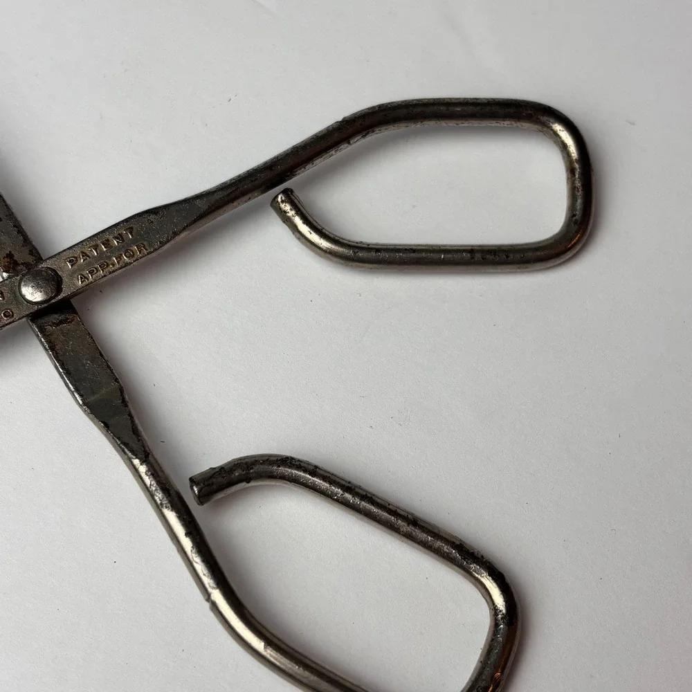 Vintage Vaughan Chicago Vintage Metal Scissor Tong Cottage‎ Core